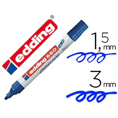 Marcador edding 660  azul   recarregavel.cx 10