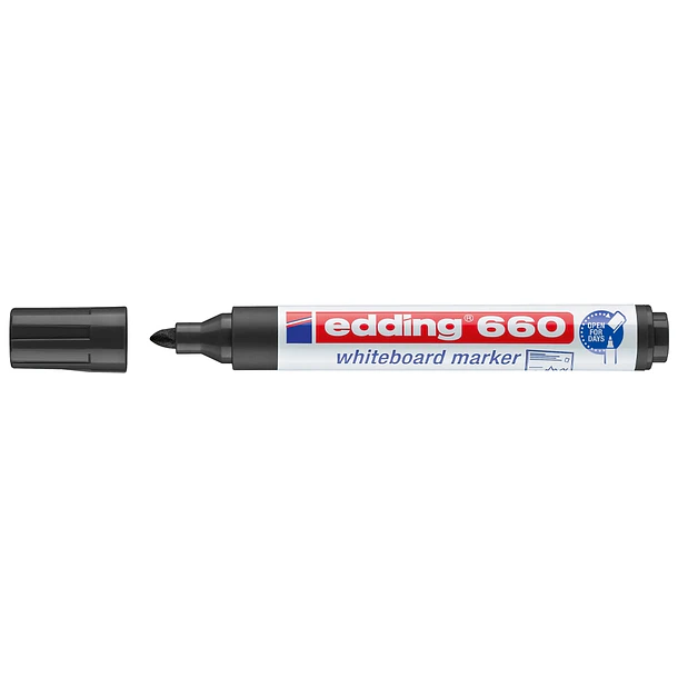 Marcador edding 660 preto  recarregavel.cx 10 3