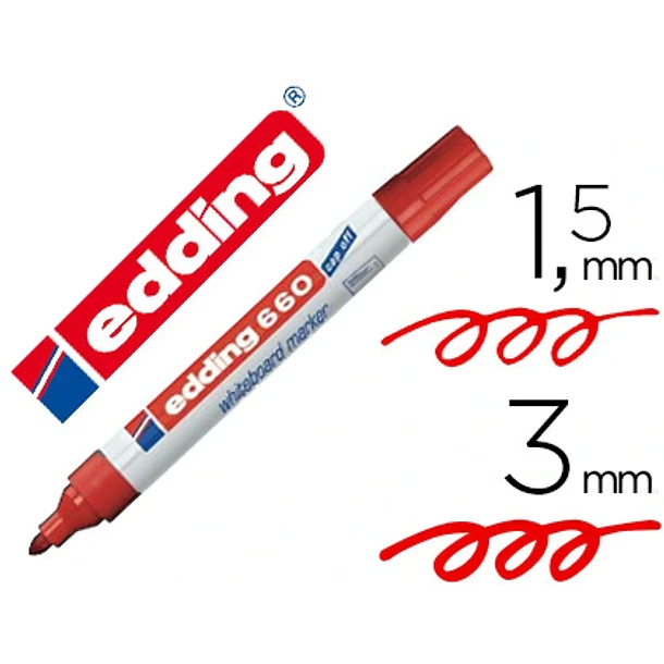Marcador edding 660 vermelho recarregavel.cx 10 1