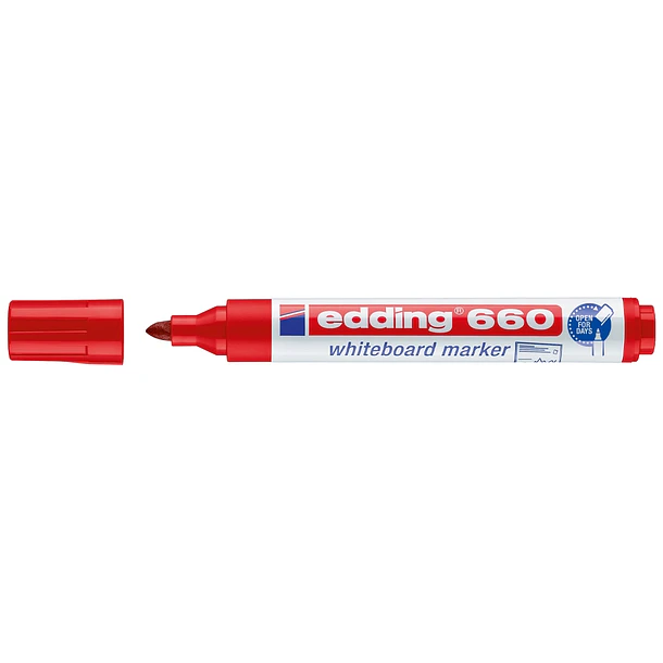 Marcador edding 660 vermelho recarregavel.cx 10 2
