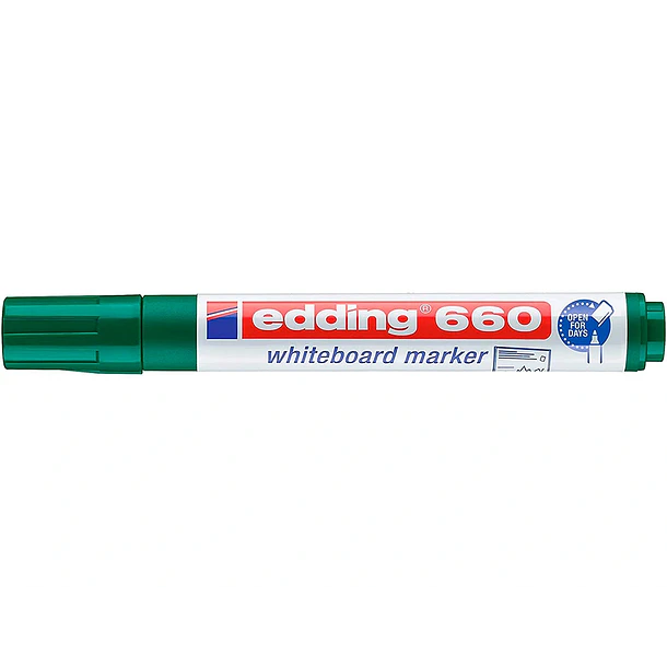Marcador  edding 660 verde recarregavel.cx 10 2