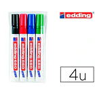 Marcador quadro branco edding 660 sortido recarregavel.pack 4 1