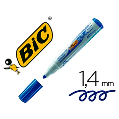 Marcador  bic velleda azul cx 12
