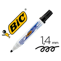 Marcador bic velleda preto cx 12