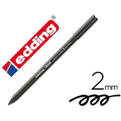 Marcador edding  1300 preto 0.5 mm cx 10