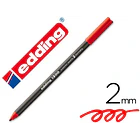 Marcador edding  1300 vermelho 0.5 mm cx 10 1