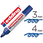 Marcador edding 550 azul  cx 10 1