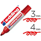 Marcador edding 550 vermelho cx 10 1