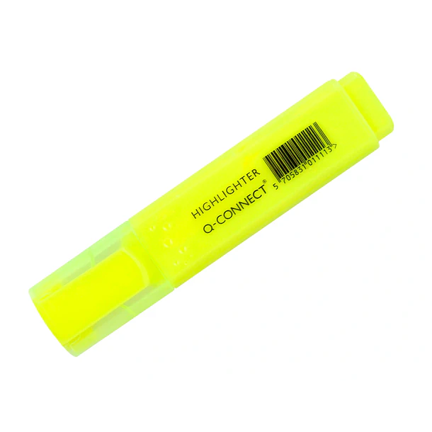 Marcador Fluorescente Amarelo cx. 10 1