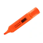 Marcador fluorescente ponta biselada laranja cx 10 2