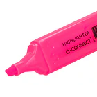 Marcador fluorescente ponta biselada rosa cx 10 3