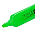Marcador fluorescente ponta biselada  verde cx 10 3