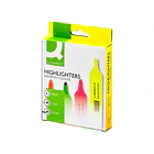 Marcador fluorescente ponta biselada  pack 4 marc.sortidos 1