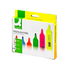 Marcador fluorescente ponta biselada pack 6 marcadores sort. 1
