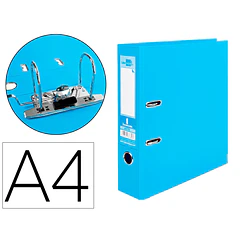 Pasta arquivo A4 L/75 f/alavanca azul celeste