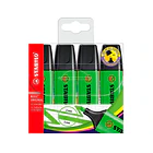 Marcador fluorescente stabilo 70 verde pack 4 un. 1