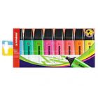  Marcador fluorescente stabilo 70 pack 8 un. cores sortidas 1