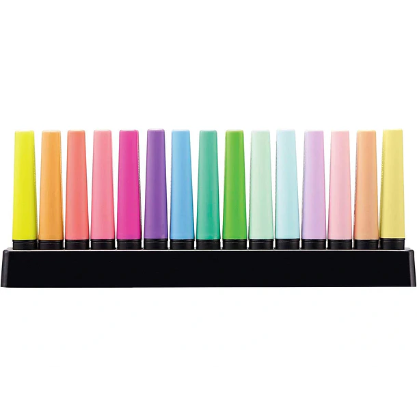 Marcador fluorescente stabilo 70 pack  15un. sortidas 2