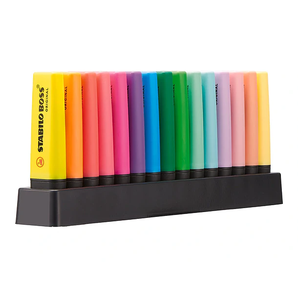 Marcador fluorescente stabilo 70 pack  15un. sortidas 3