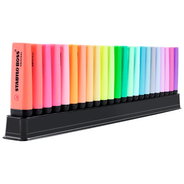Marcador fluorescente stabilo 70 pack  23 un. sortidas 4