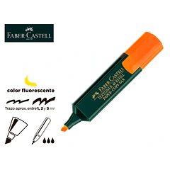  Marcador fluorescente faber 48-15 laranja cx 10 un