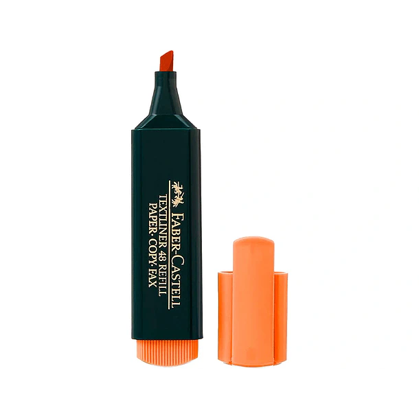  Marcador fluorescente faber 48-15 laranja cx 10 un 3