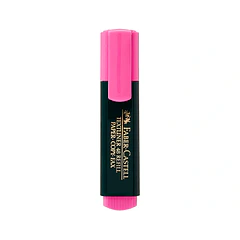   Marcador faber fluorescente 48-28 rosa cx 10 un