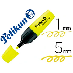       Marcador fluorescente pelikan  490 amarelo cx 10 un