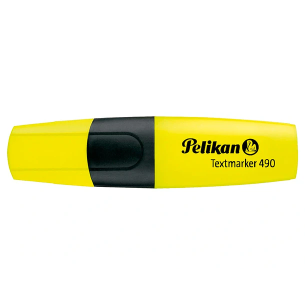       Marcador fluorescente pelikan  490 amarelo cx 10 un 2
