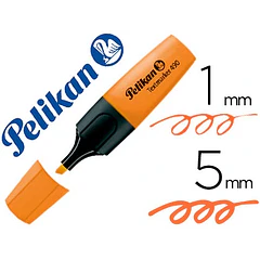  Marcador fluorescente pelikan  490 laranja cx 10 un