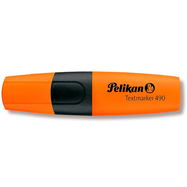  Marcador fluorescente pelikan  490 laranja cx 10 un 2