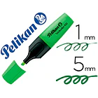  Marcador fluorescente pelikan  490 verde cx 10 un 1