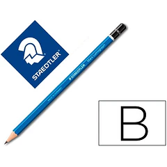 Lapis de grafite staedtler mars lumograph B cx 12 un