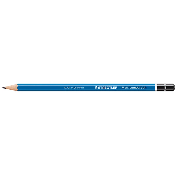 Lapis de grafite staedtler mars lumograph B cx 12 un 2