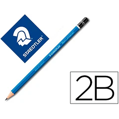 Lapis de grafite staedtler mars lumograph 2B cx 12 un