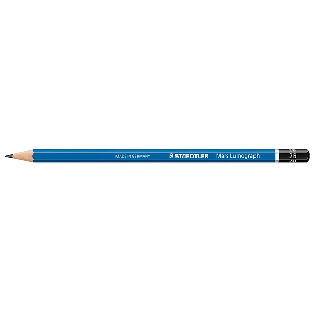 Lapis de grafite staedtler mars lumograph 2B cx 12 un 2