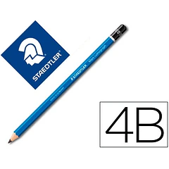 Lapis de grafite staedtler mars lumograph 4B cx 12 un