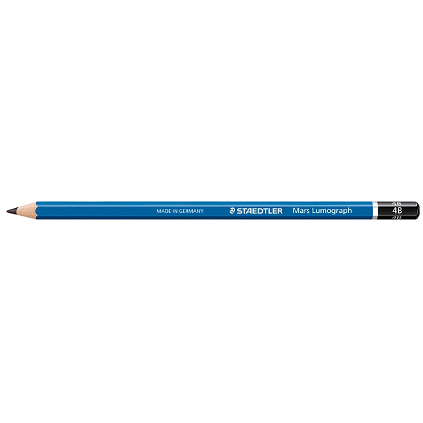 Lapis de grafite staedtler mars lumograph 4B cx 12 un 2