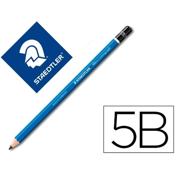 Lapis de grafite staedtler mars lumograph 5B cx 12 un 1
