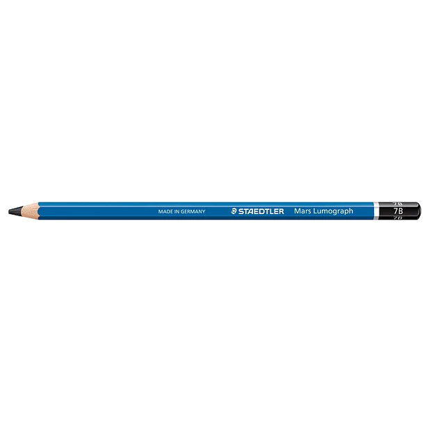 Lapis de grafite staedtler mars lumograph 7B cx 12 un 2