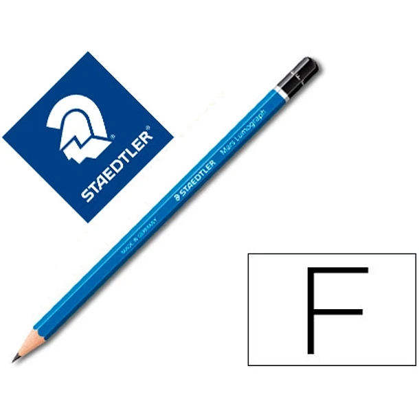 Lapis de grafite staedtler mars lumograph F cx 12 un 1