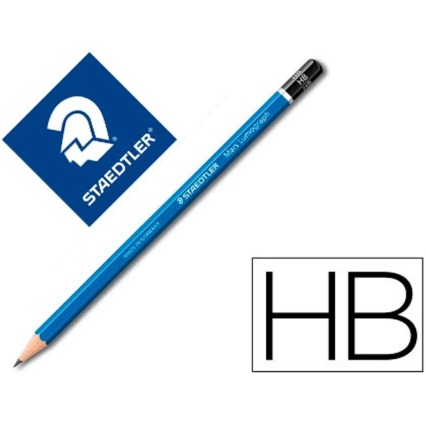 Lapis de grafite staedtler mars lumograph HB cx 12 un 1