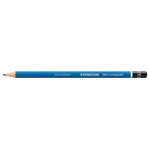 Lapis de grafite staedtler mars lumograph HB cx 12 un 2