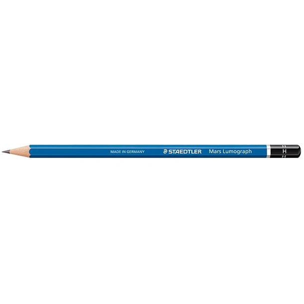 Lapis de grafite staedtler mars lumograph H cx 12 un 2