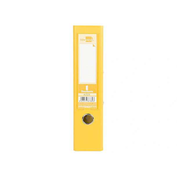 Pasta arquivo A4 L/75 f/alavanca amarelo 2