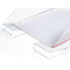 Tabuleiro secretaria plastico transparente  2