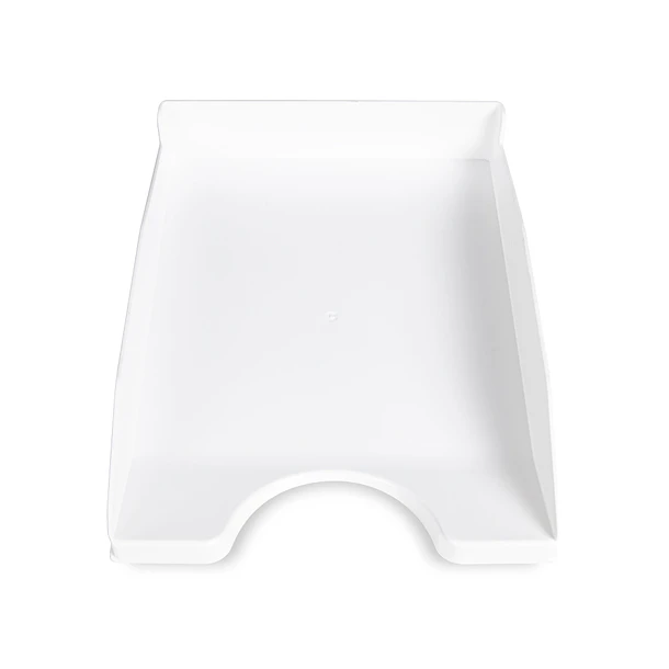 Tabuleiro secretaria plastico branco opaco 6 un 1