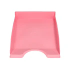 Tabuleiro secretaria plastico rosa pastel opaco 1