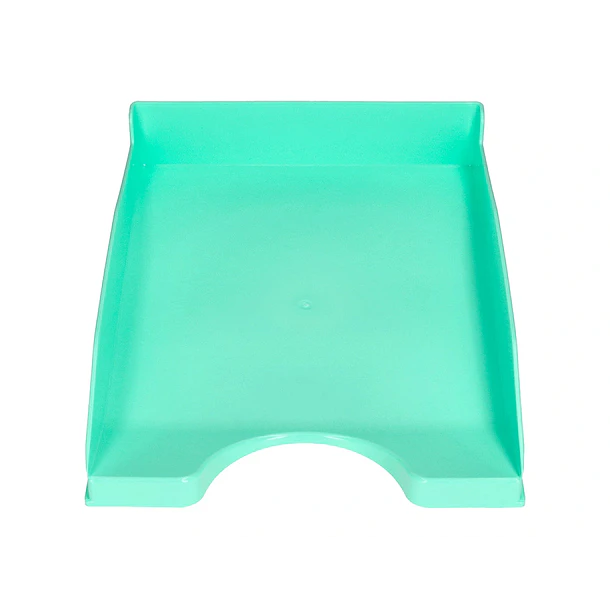 Tabuleiro de secretaria plastico menta opaco. 1