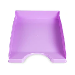 Tabuleiro secretaria  plastico lavanda opaco 6 un.